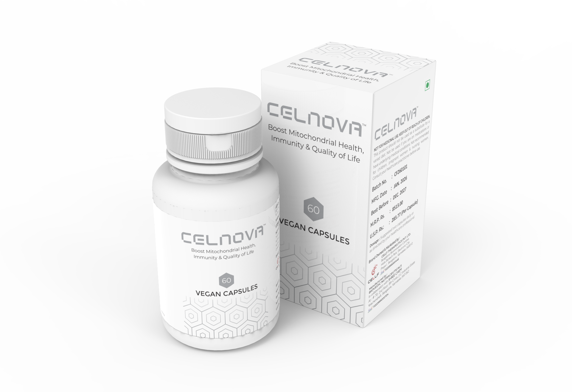 CELNOVA™ product packaging